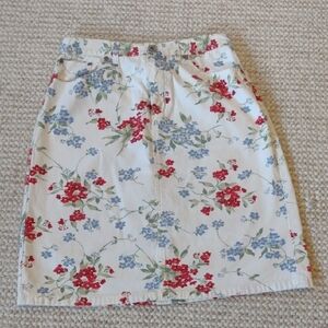 Eddie Bauer Floral Print Skirt